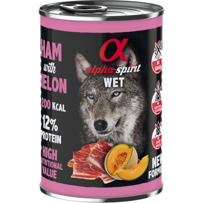 Alpha Sprit %93 Et Jambon&Kavun Köpek Konservesi 400 Gr