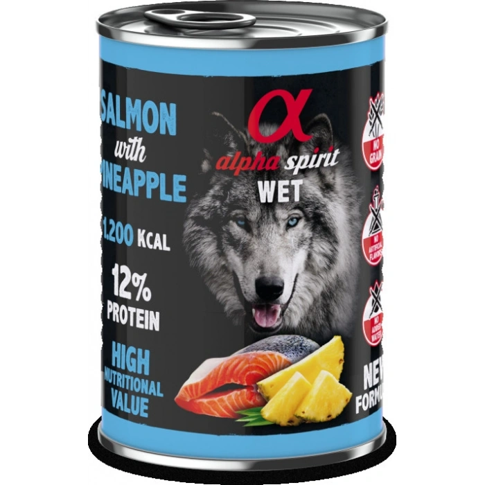 Alpha Sprit %93 Et Somon&Ananas Köpek Konservesi 400 Gr
