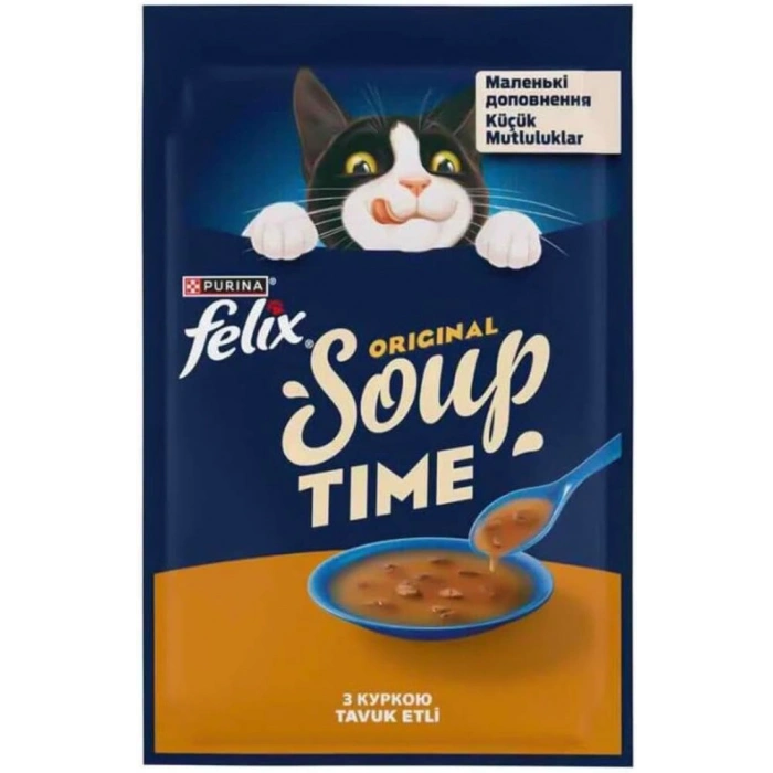 Felix Tavuk Etli Kedi Çorbası 48 Gr