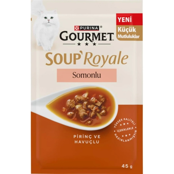 Gourmet Soup Royale Somonlu Kedi Çorbası 45 Gr
