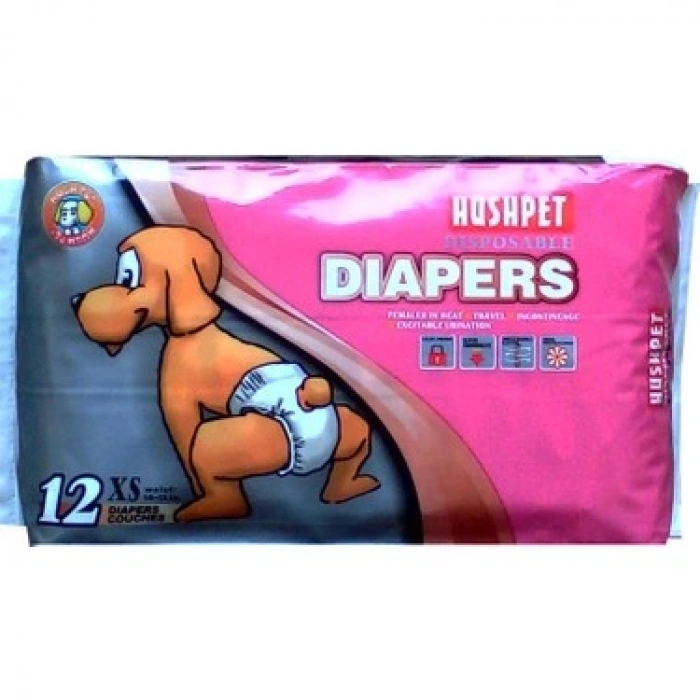 Hushpet Köpekler için Çiş Bezi XS Beden 12li Paket