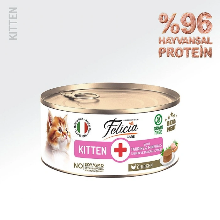 Felicia Tavuklu Püre Yavru Kedi Konserve Maması 85 Gr