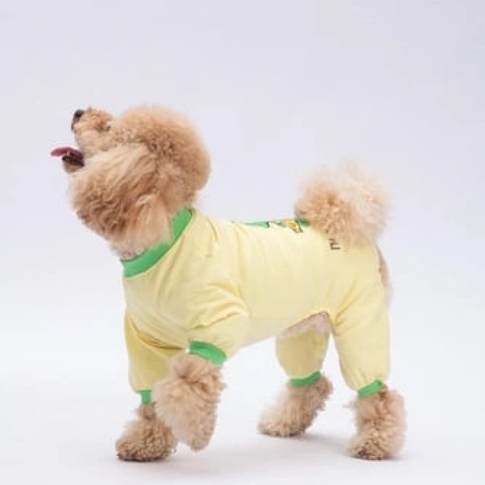 Pawstar Ninja Diet Küçük Irk Köpek Penye Tulum Pijama Medium