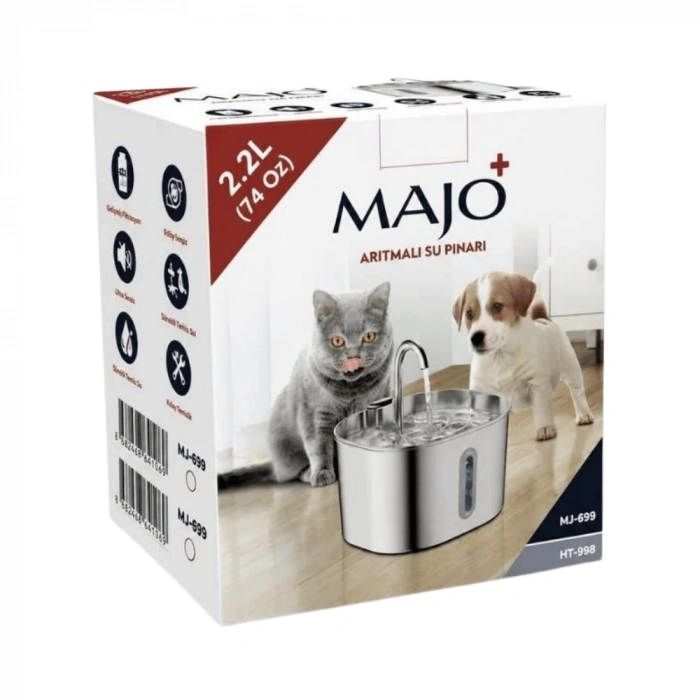 Majo Arıtmalı Su Pınarı Çelik 2,2L (74 Oz)