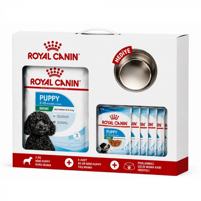 Royal Canin Premia Mini Puppy Bundle 2 Kg* 6Yaş Mama ve Mama Kabı Hediyeli