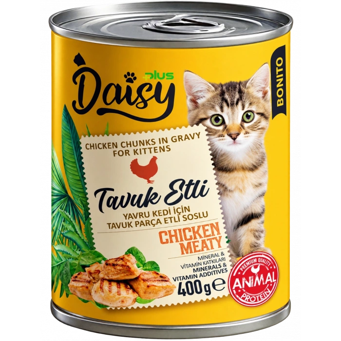 Daisy Plus Bonito Chicken Kitten Canned Food 400G
