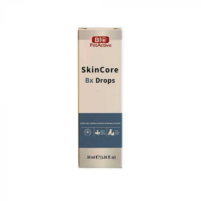 Bio PetActive Skin Core Bx Drops Kedi Köpek Tüy Sağlığı 30ml
