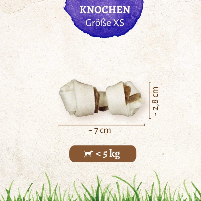 8in1 Delights Bones Biftekli Düğümlü Köpek Kemiği 84 gr 7 Adet