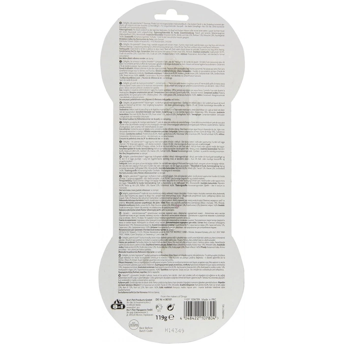 8in1 Delights Bones Halka Şeklinde Köpek Ağız Bakım Kemiği (3lü) 119gr