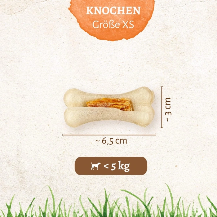 8in1 Delights Strong Tavuklu Deri Köpek Kemiği 140 gr 7 Adet