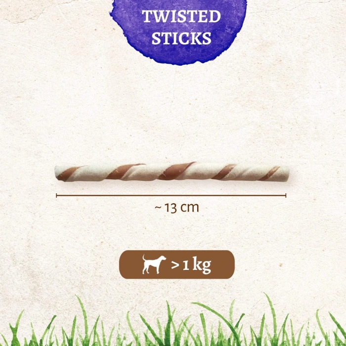 8in1 Delights Twisted Sticks Sığır Etli Köpek Kemiği 55 gr