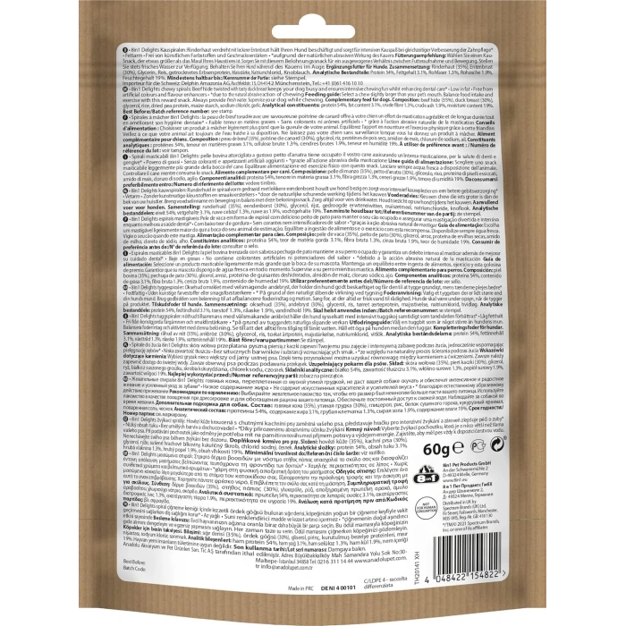 8in1 Smart Delights Duck Spirals Ördekli Burgu Köpek Ödülü 6 Adet