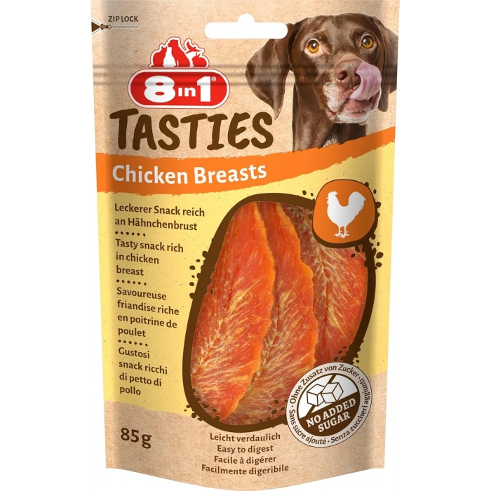 8in1 Tasties Chicken Breast Tavuk Göğsü Köpek Ödülü 85 Gr