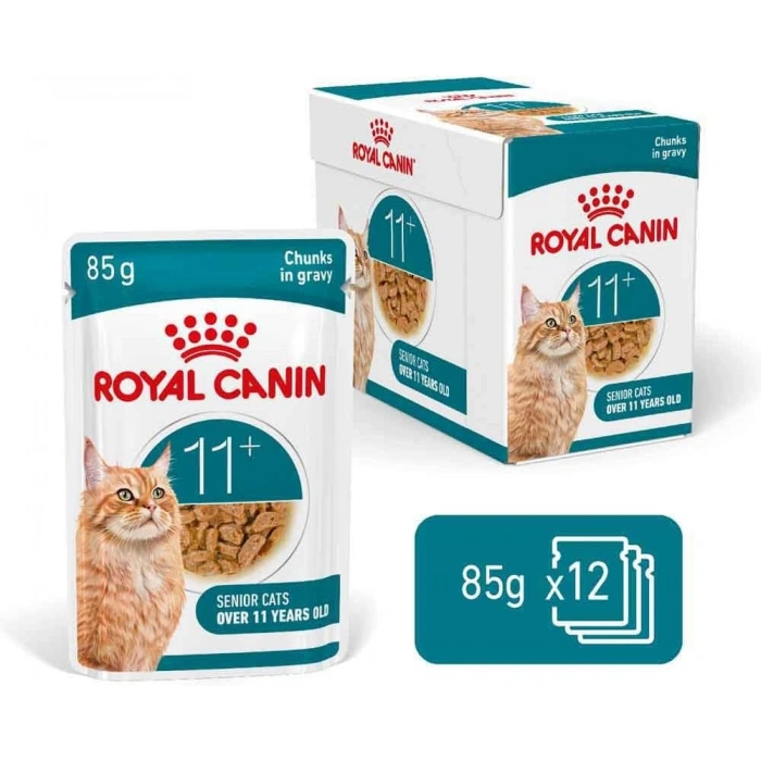 Royal Canin Ageing 11+ Sos İçinde Yaşlı Kedi Konservesi 85gr