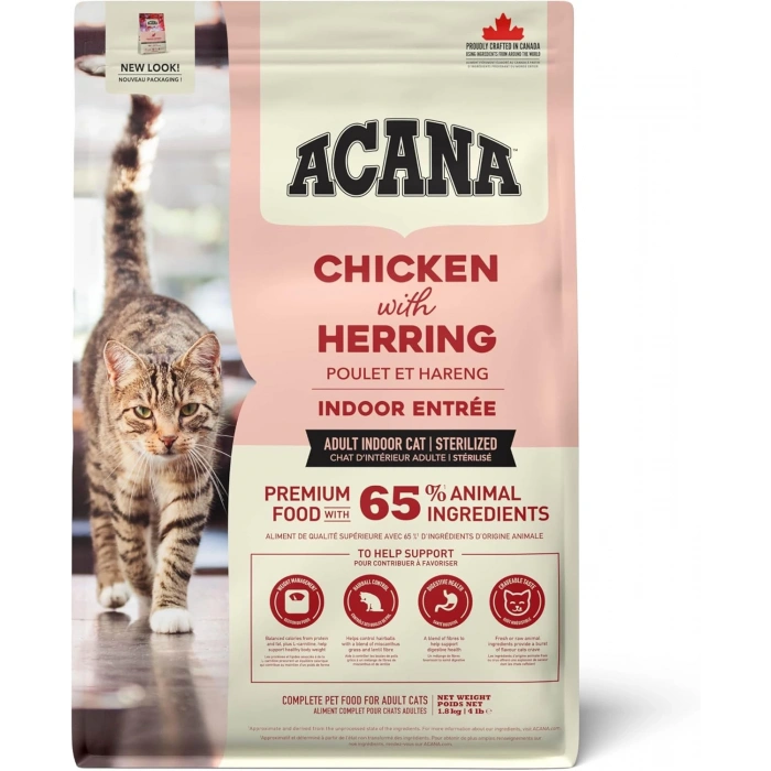 Acana Indoor Entree Sterilised Kedi Maması 1,8Kg