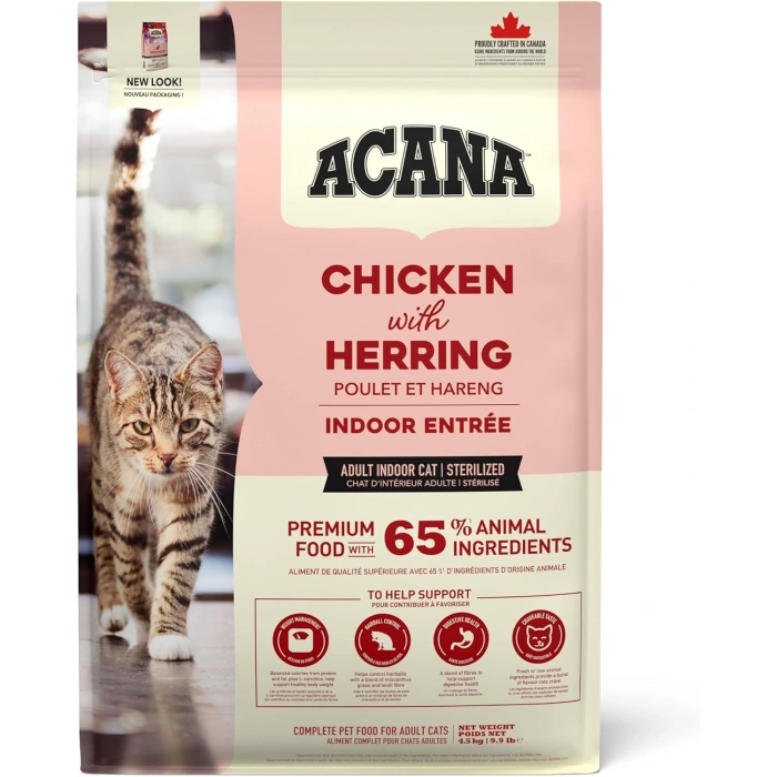 ACANA Indoor Entree Sterilised Yetişkin Kedi Maması 4,5kg