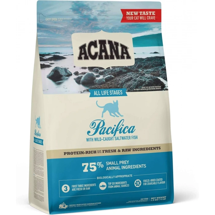 Acana Pacifica Balıklı Tahılsız Kedi Maması 1,8kg