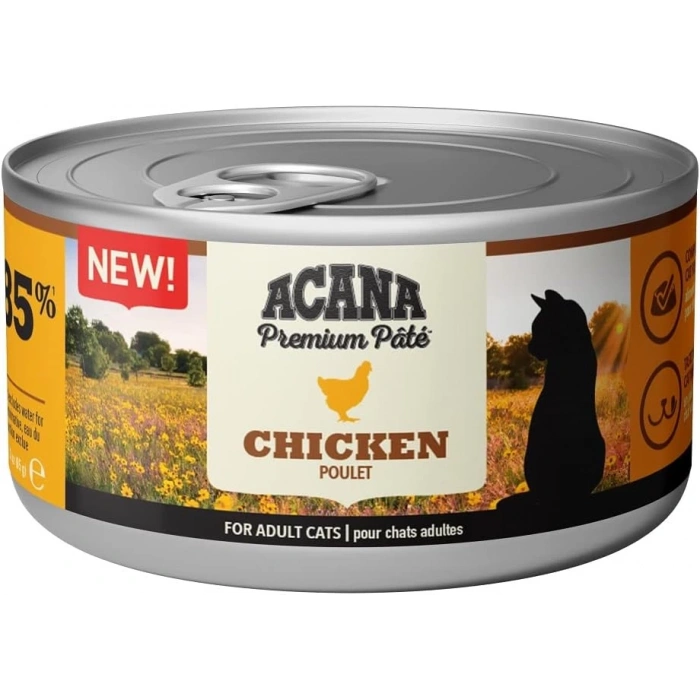 Acana Premium Pate Tavuklu Ezme Yetişkin Kedi Konservesi 85gr