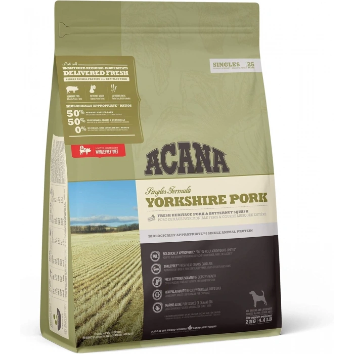 ACANA Singles - Yorkshire Pork Köpek Maması 2kg