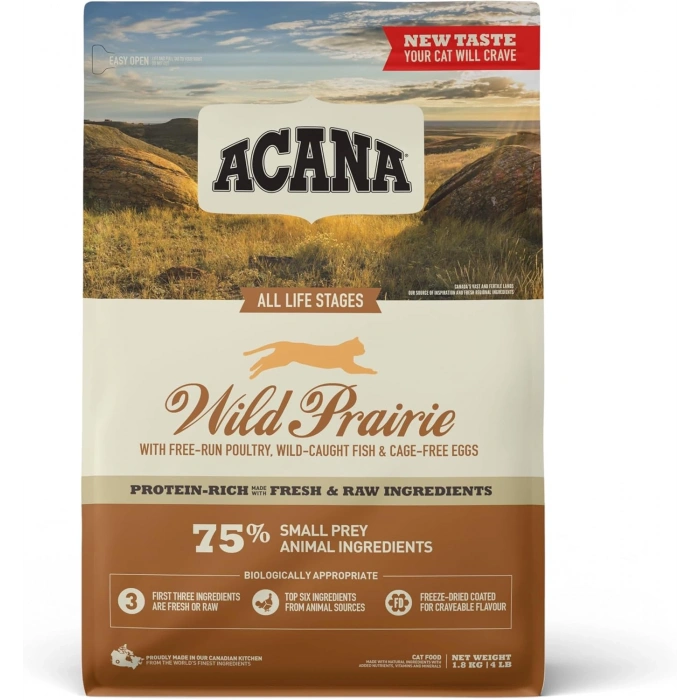 ACANA Wild Prairie Kedi Maması 1,8kg - Tüm ırk ve yaşam evreleri için