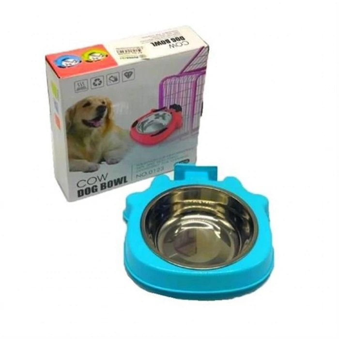 Ally Paws Cow Dog Bowl Takma Aparatlı Mama ve Su Kabı