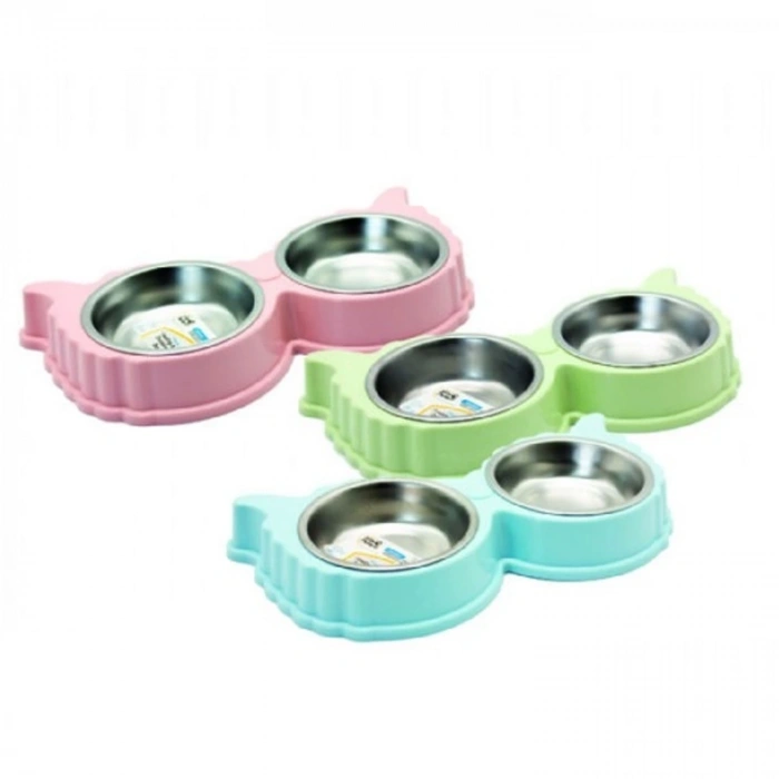 Ally Paws Double Kedi ve Köpek Mama Kabı 2x160 ml