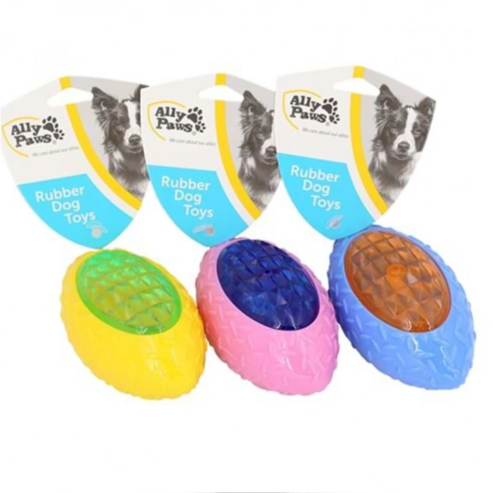 Ally Paws Köpekler İçin Işıklı Kauçuk Oyuncak