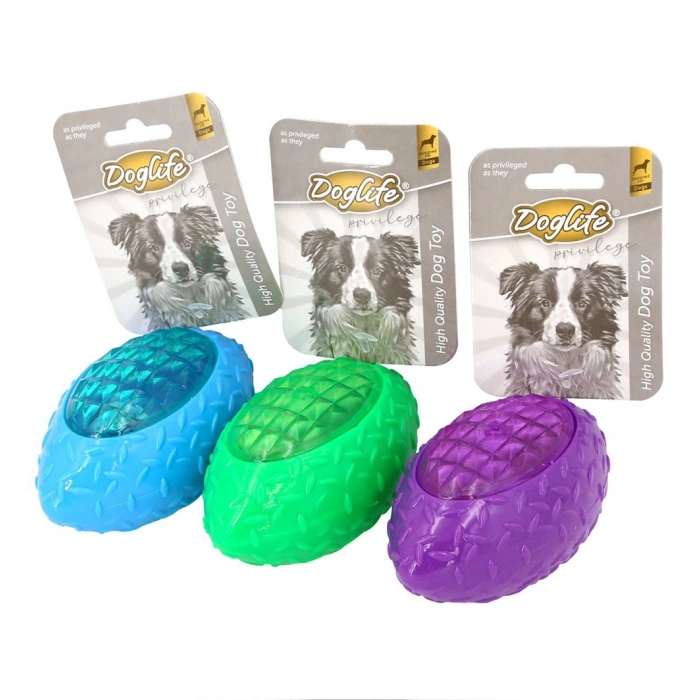 Ally Paws Köpekler İçin Işıklı Kauçuk Oyuncak