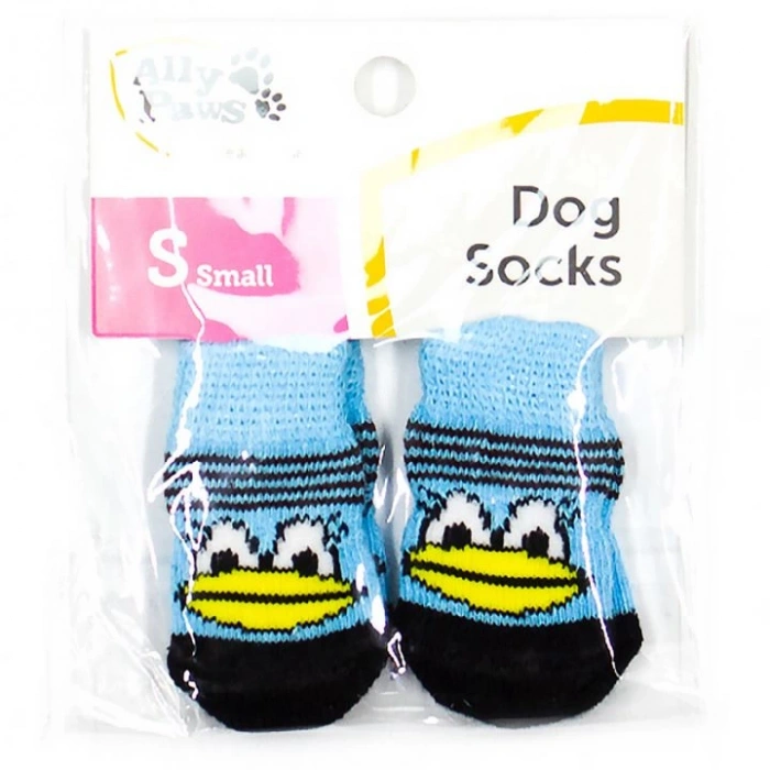 ALLY PAWS KÖPEKLER İÇİN KAYMAZ TABANLI ÇORAP 4LÜ SMALL