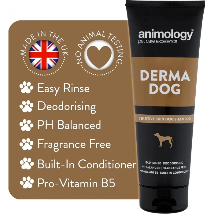 Animology Derma Dog Shampoo Hassas Derili Köpek Şampuanı 250 ML