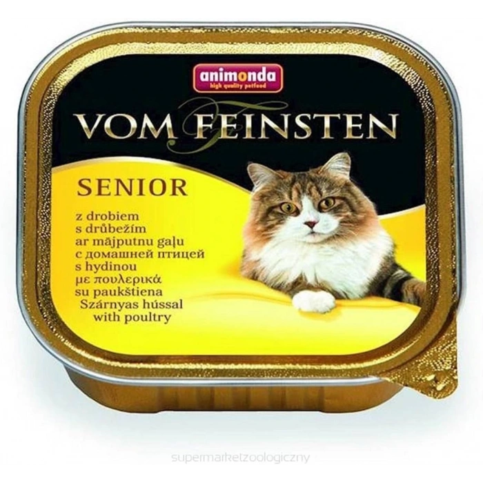 Animonda Vom Feinstein Senior Kümes Hayvanlı Yaşlı Kedi Konservesi 100 Gr