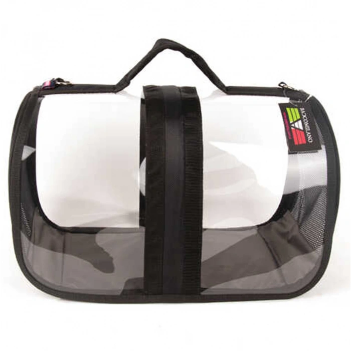 Bacco Milano Şeffaf Çanta Siyah 44*28*28 cm