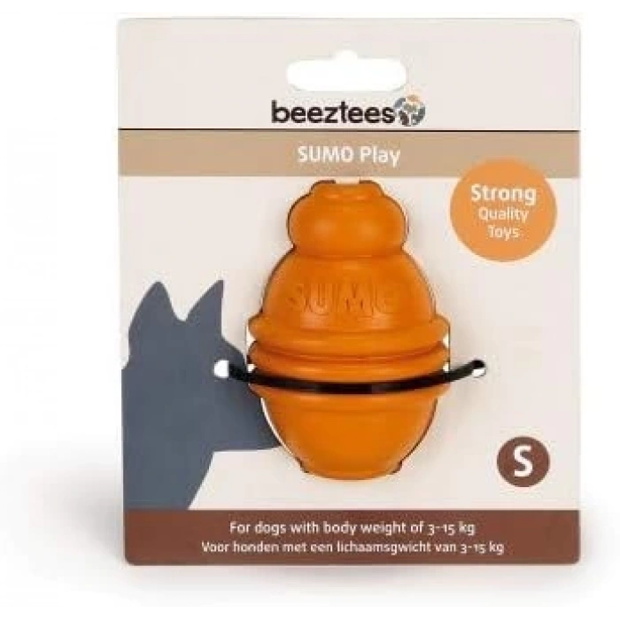 Beeztees Sumo Köpek Oyuncağı Turuncu Small 8cm