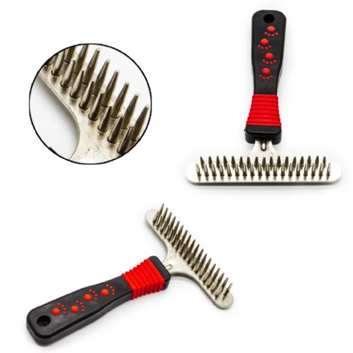 Cat/Dog Life Çift Sıra Tırmık Tarak 11x16 cm