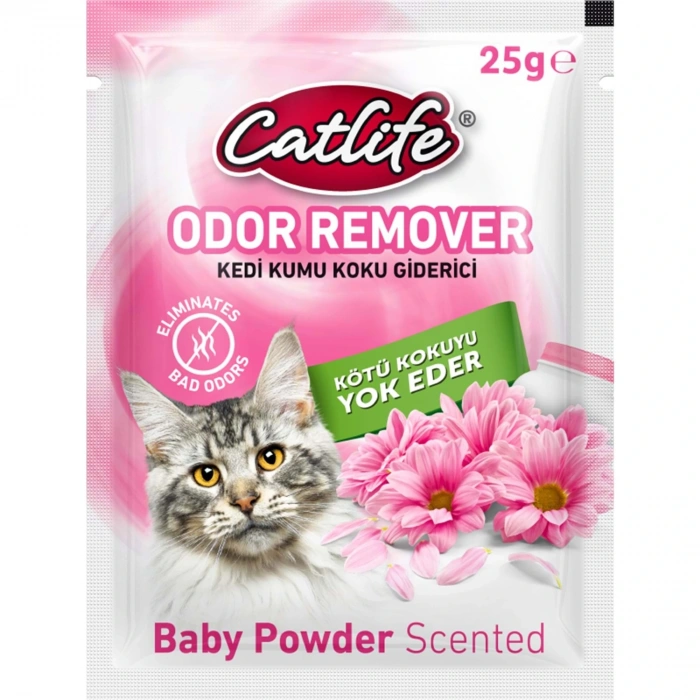 Catlife Kedi Kumu Koku Giderici Bebek Pudralı 25 gr 15li