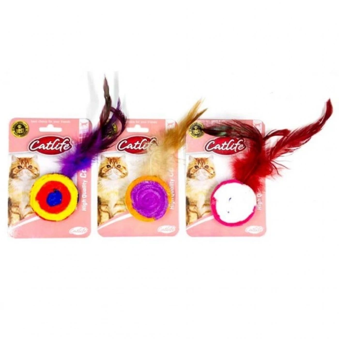 CATLİFE KEDİLER İÇİN TÜYLÜ GÖKKUŞAĞI OYUNCAK