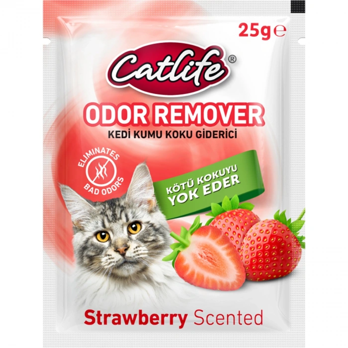 Catlife Koku Giderici Çilekli 25 Gr