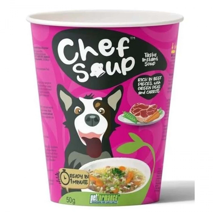 Chef Soup Dana Eti,Bezelye,Havuçlu Hazır Çorba 50g