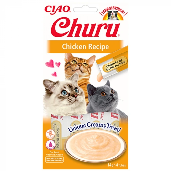 Churu Cream Tavuklu Kedi Ödül Kreması 4x14 GR.
