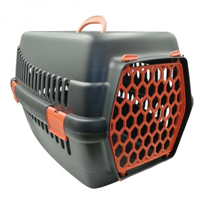 Çınar Plastik Kapılı Siyah Taşıma Kabı Küçük Boy