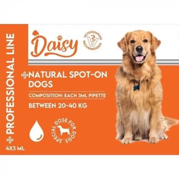 Daisy Natural Spot On For Dog 20-40 Kg 4*3 Ml