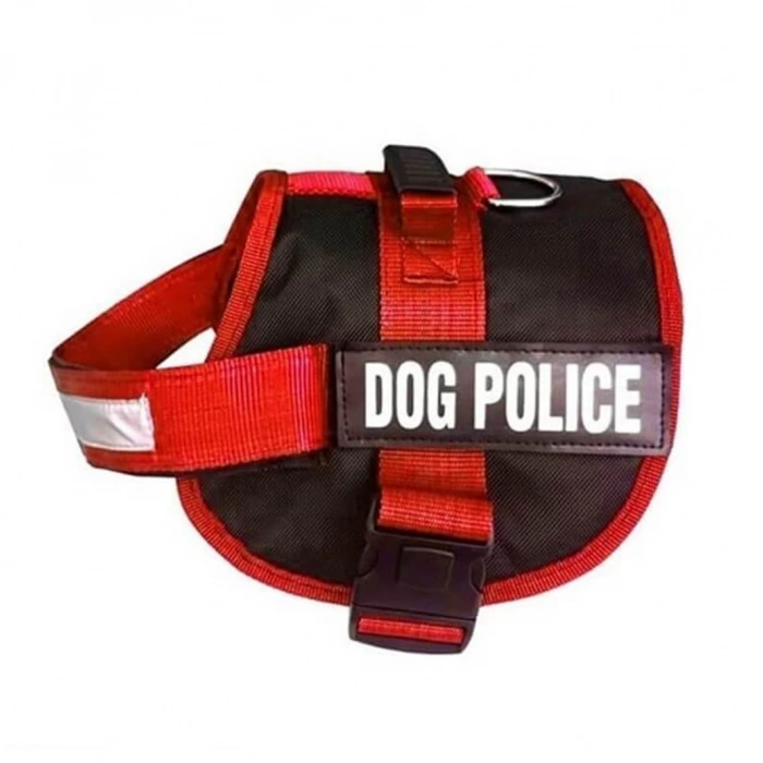 Dog Police Tasma Küçük Kırmızı