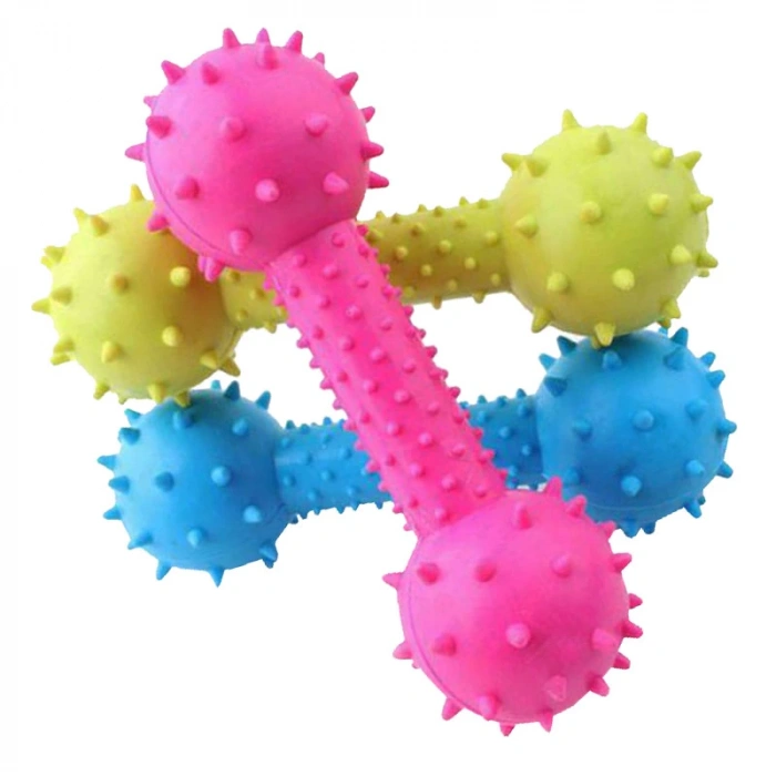 Doglife Köpekler için Kauçuk Dumbell Zilli Oyuncak