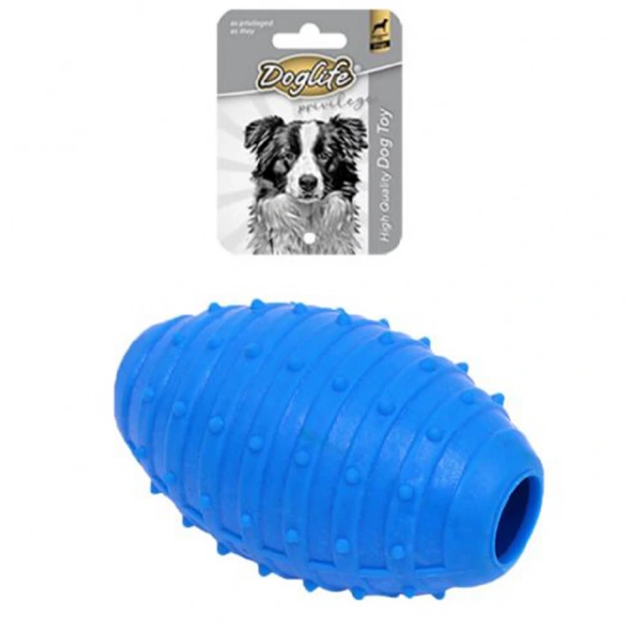 Doglife Köpekler İçin Kauçuk Rugby Zilli Oyuncak