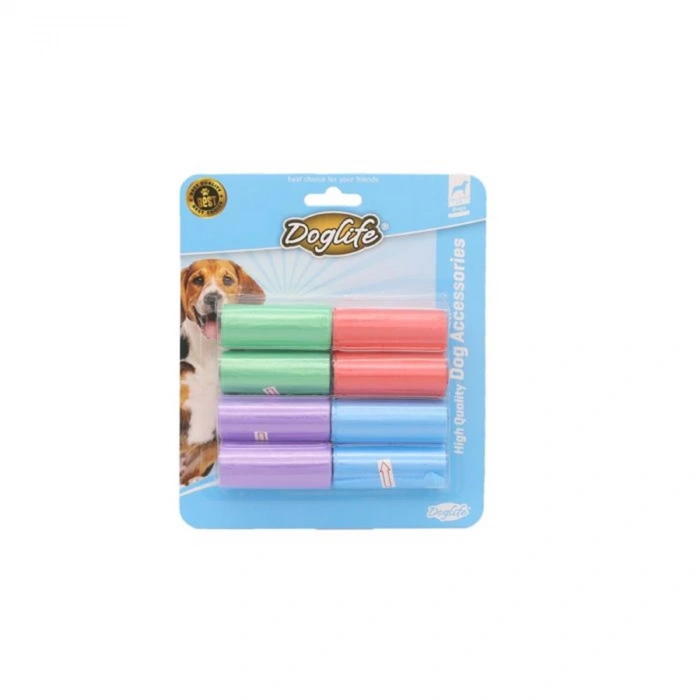 Doglife Renkli Köpek Dışkı Poşeti (8li)