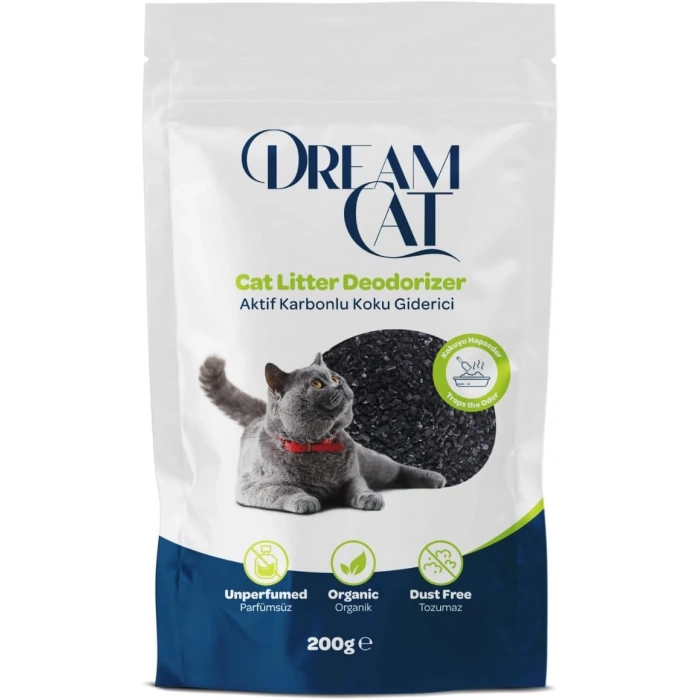 Dreamcat Aktif Karbonlu Kedi Kumu Koku Giderici 200 gr