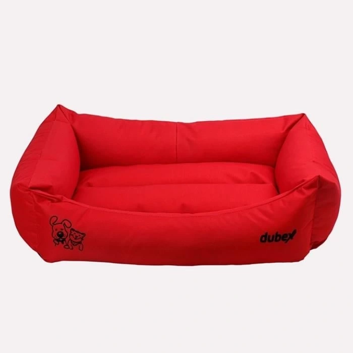 Dubex Gelato Serisi Kedi Köpek Yatağı Kırmızı XLarge 110x80x22 cm