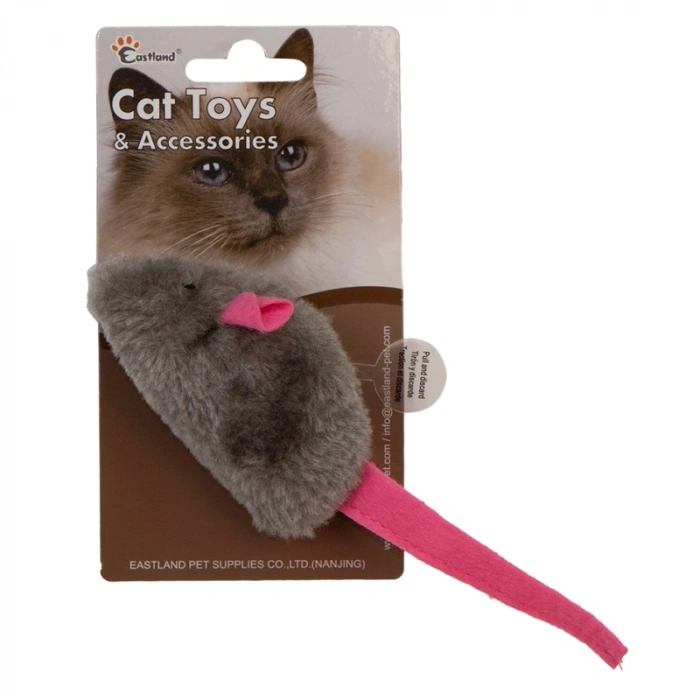Eastland Catnipli Peluş Dijital Sesli Fare 8cm