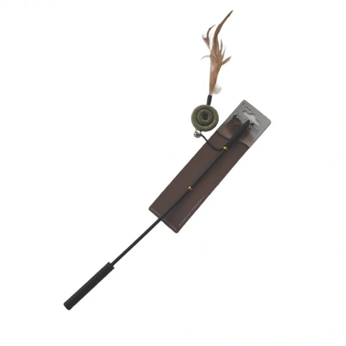 Eastland Halka Catnipli Tüylü Kedi Oltası (50 cm)