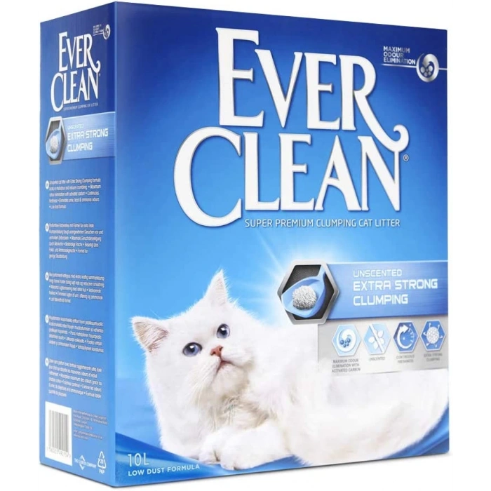 Ever Clean Extra Strength Ekstra Güçlü Kokusuz Topaklanan Kedi Kumu 10lt